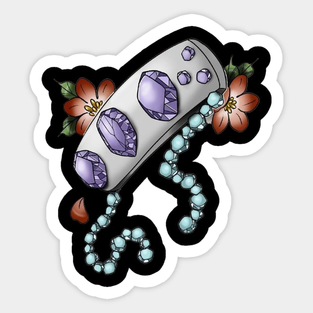 tengen Sticker by Stephanie Francoeur Art